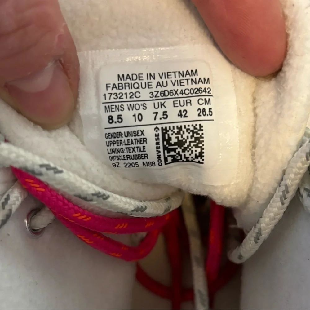 NEW Converse | Cream Pink Unisex Chuck Taylor‎ Crafted Boots Sz 8.5M/10W